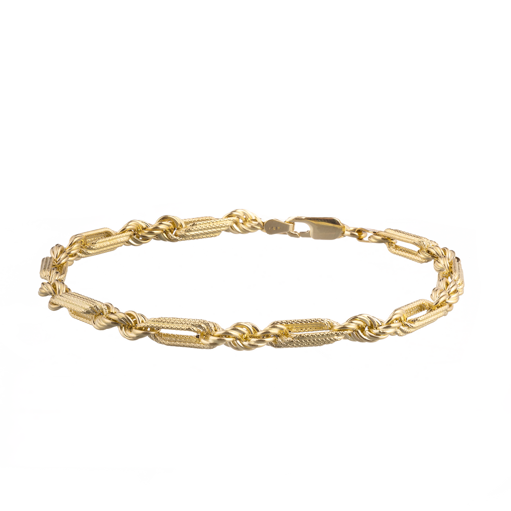 Paperclip-Rope Bracelet