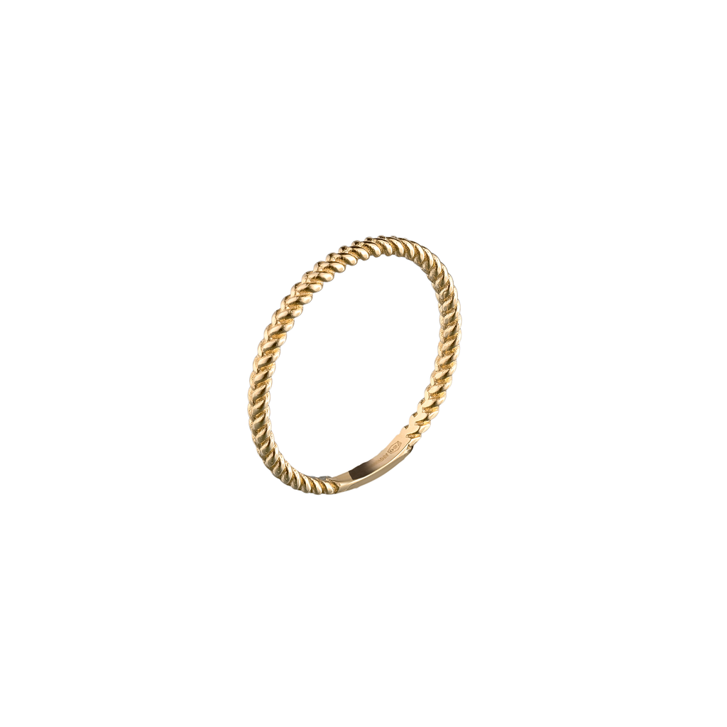 Key Rings Twisted Rope 18k Gold Twisted Rope Wedding Band - Thin Stackable Ring | Boutiques ...