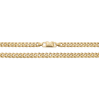 Cuban chain necklace detail clasp