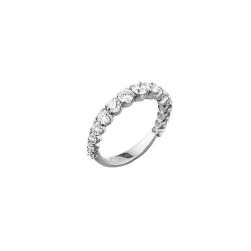 Diamond Riviera Ring side view