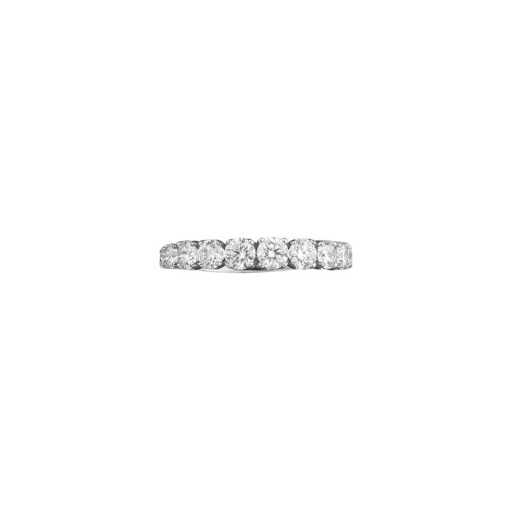 Diamond Riviera Ring top view