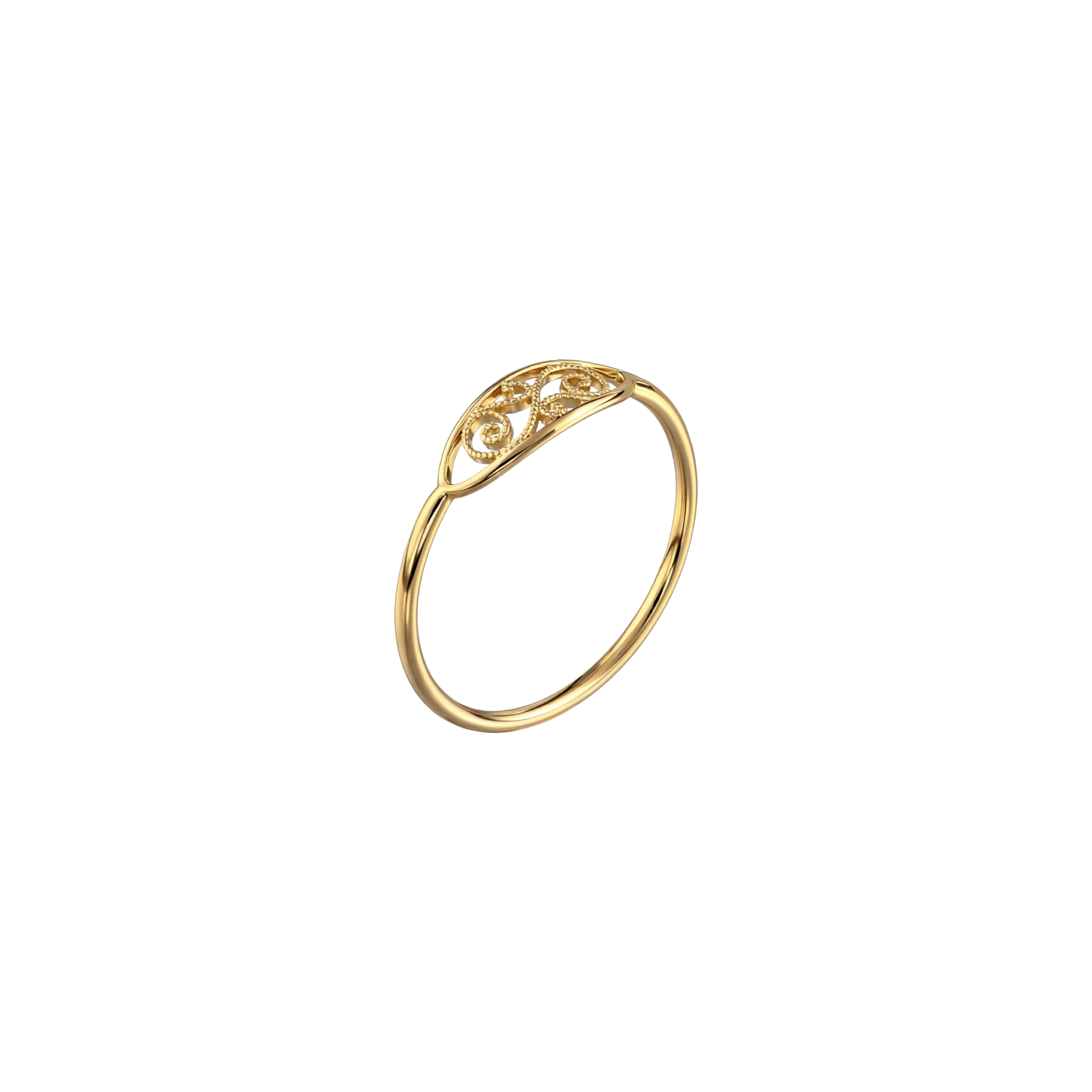 Filigree_Leaf_Ring_side_view