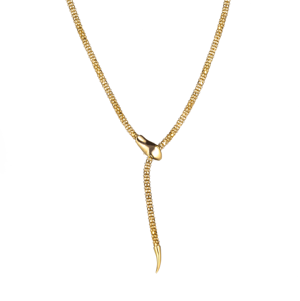 Flexible Snake Lariat Necklace