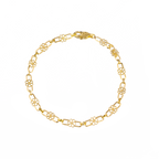 Floral Lace Link Bracelet