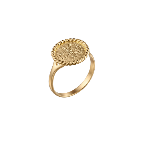 Florentine_Coin_Ring_Rope_Border_side_view