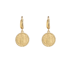 Florentine "Fiorino" Coin Earrings back
