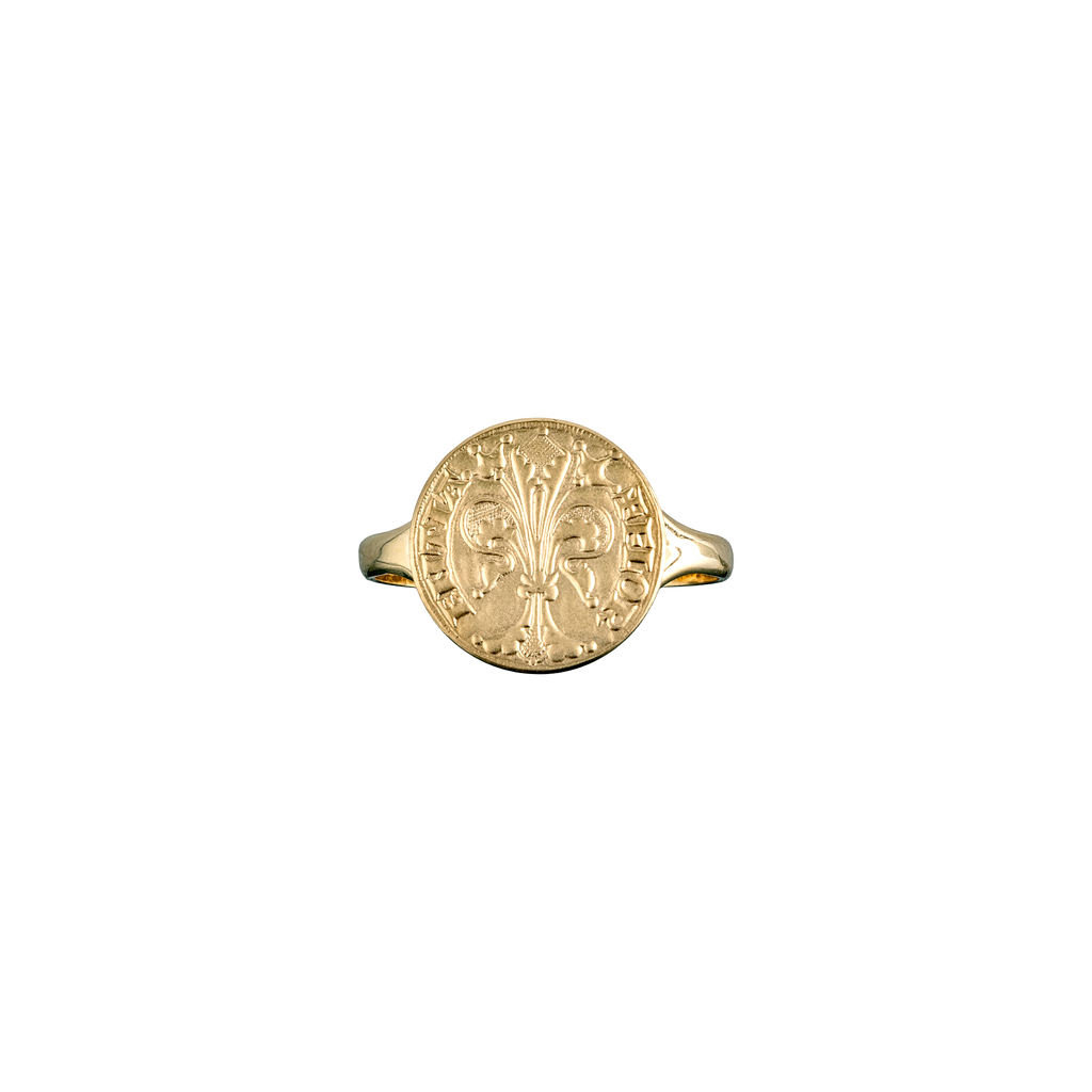 Florin Coin Ring top view