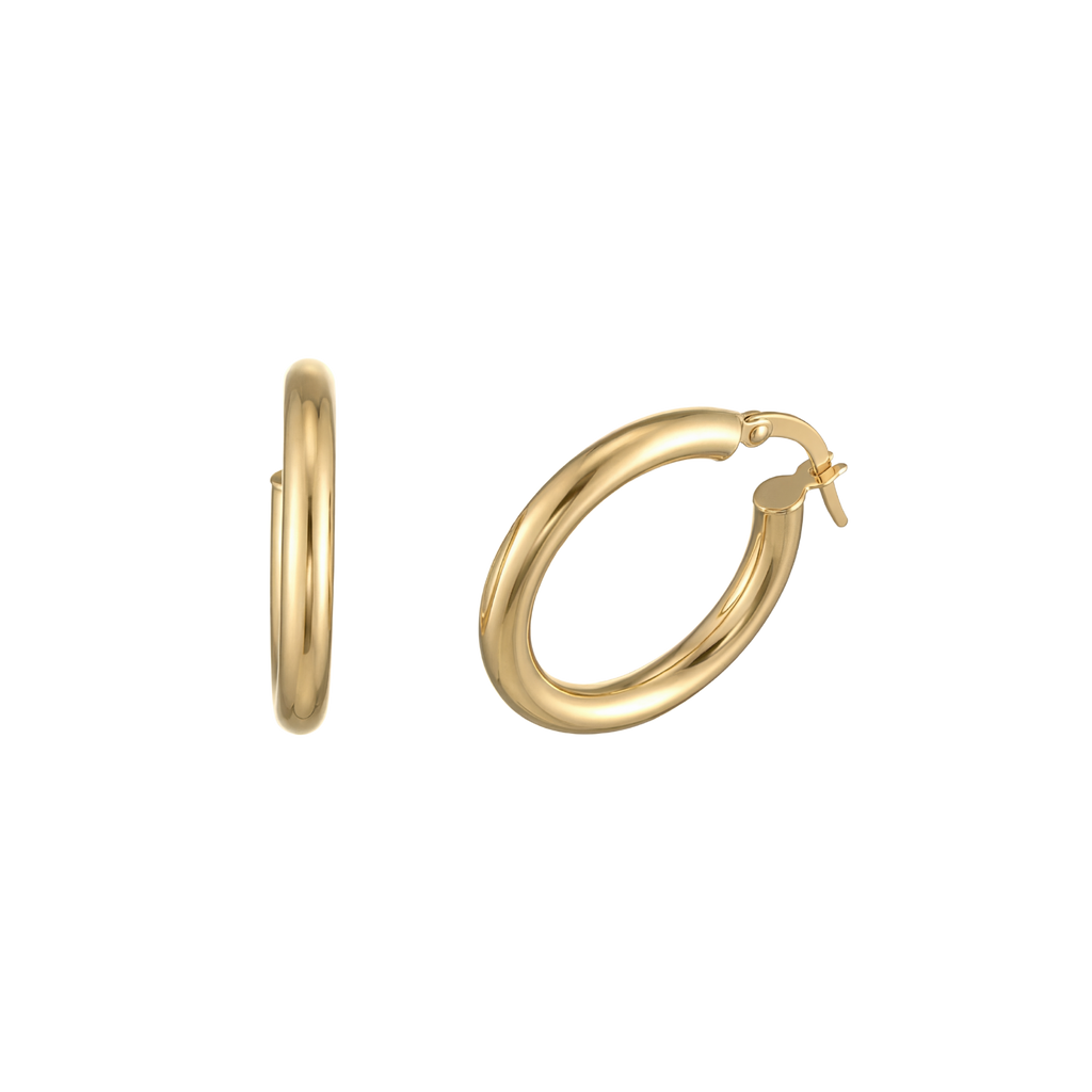 Medium Tube Hoop Earrings