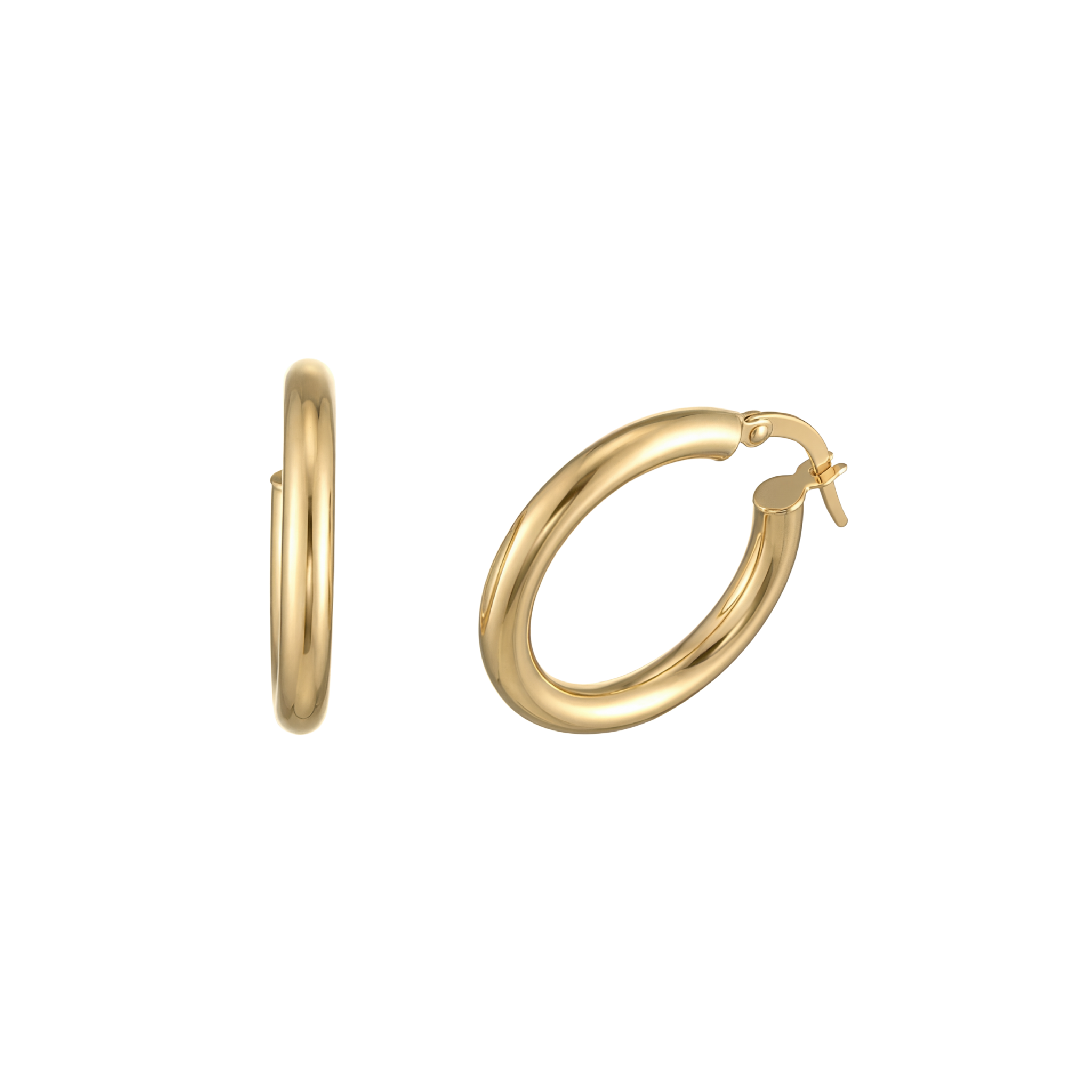 Medium Tube Hoop Earrings