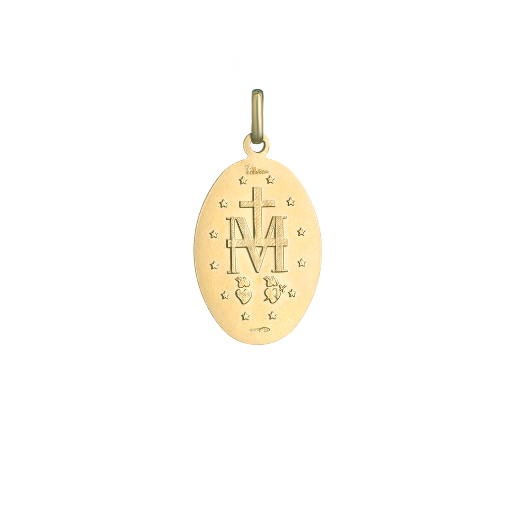 Miraculous Medal Pendant back