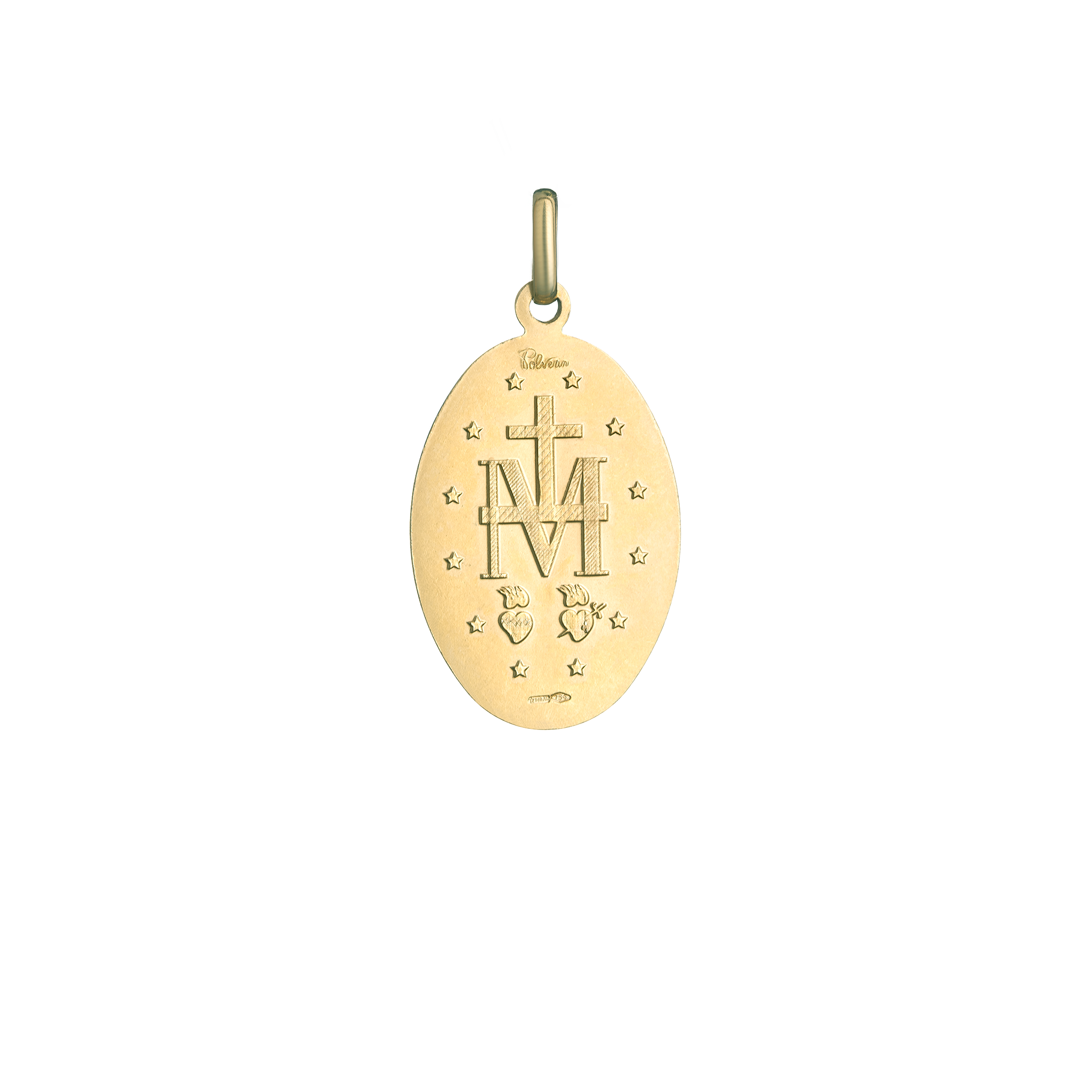 Miraculous Medal Pendant back