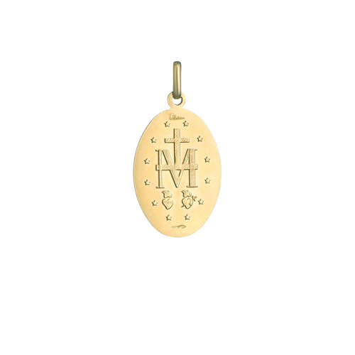 Miraculous Medal Pendant back