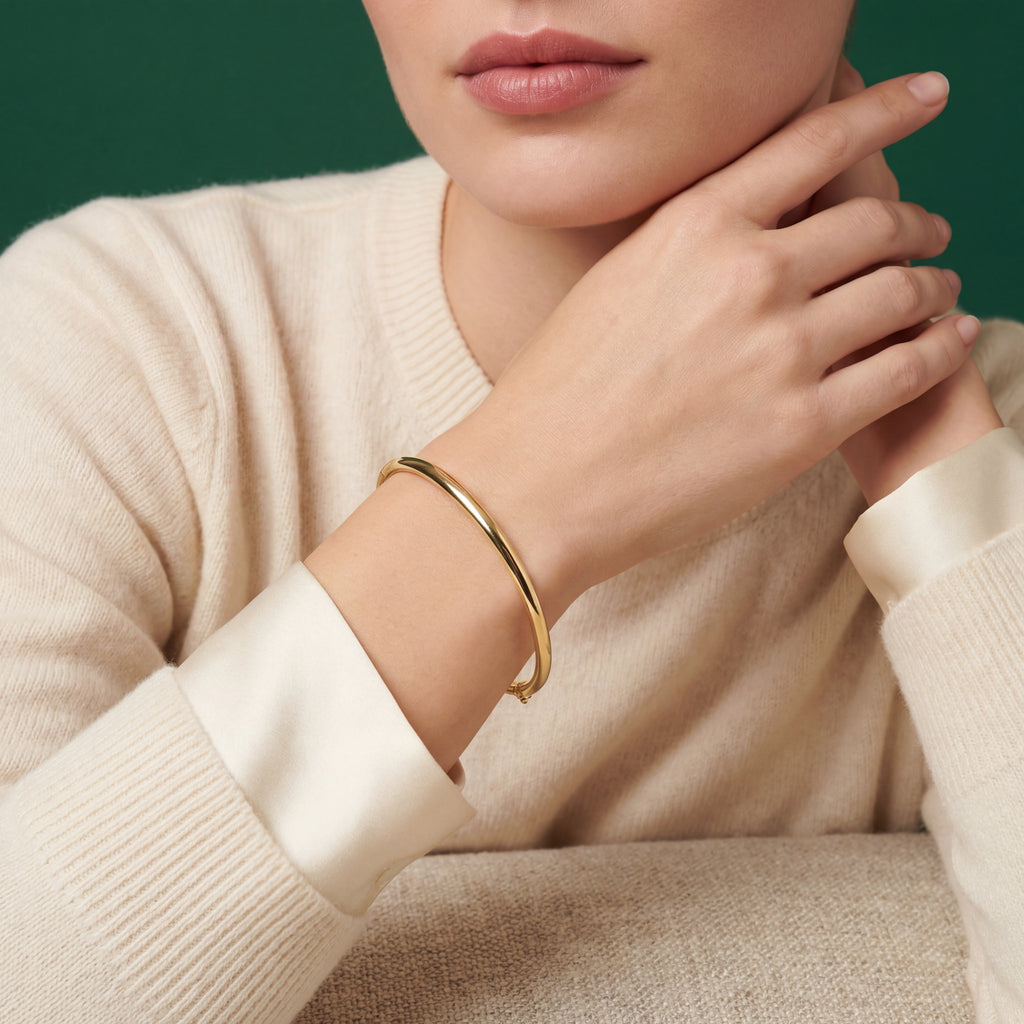 Plain Bangle Bracelet