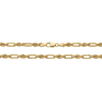 Detail Paperclip-rope chain clasp