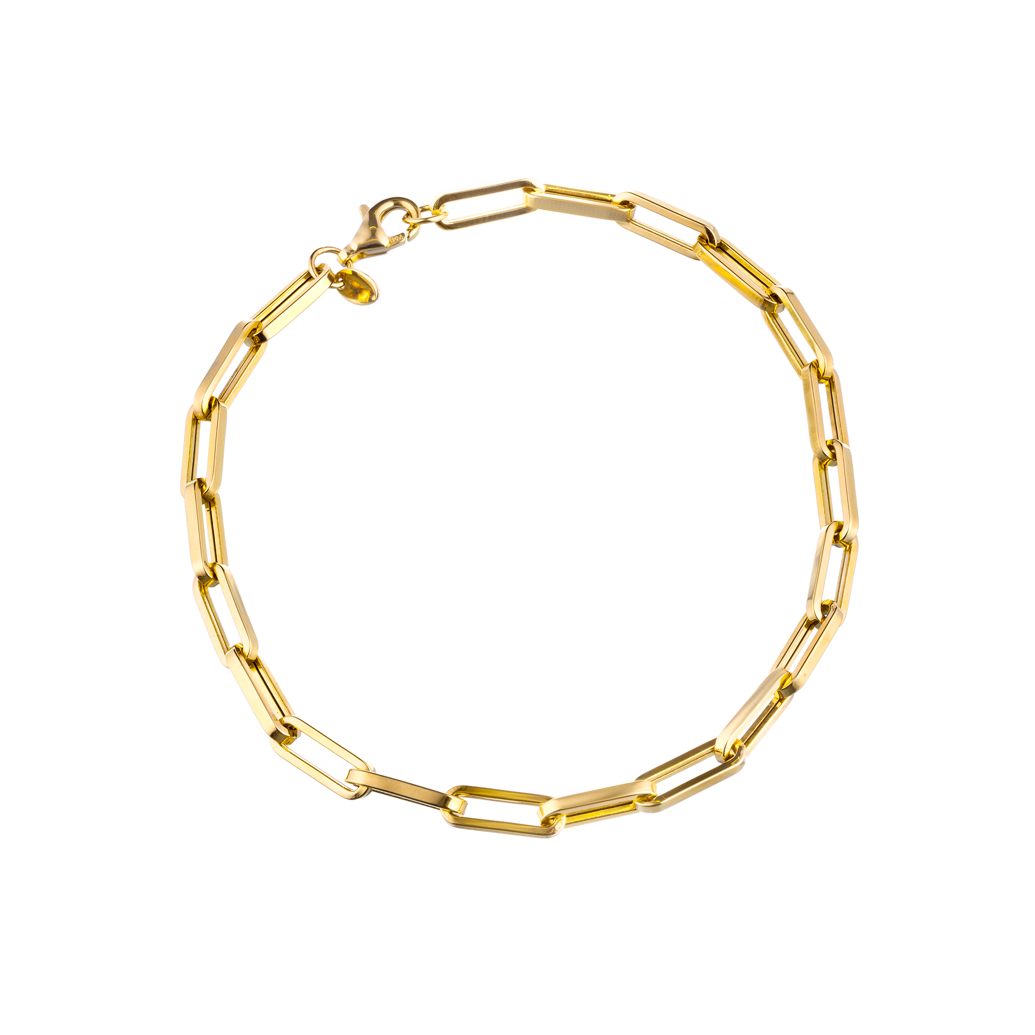 Paperclip Link Chain Bracelet