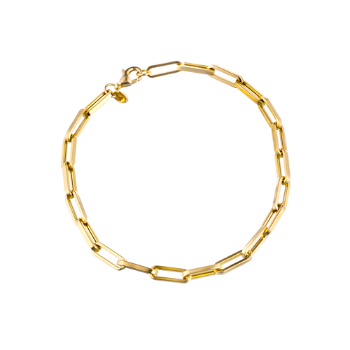 Paperclip Link Chain Bracelet