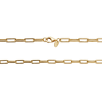 Detail paperclip chain clasp