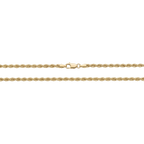 Rope chain clasp detail