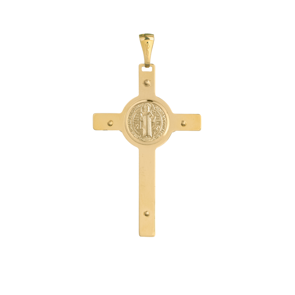 Saint Benedict Crucifix Pendant back