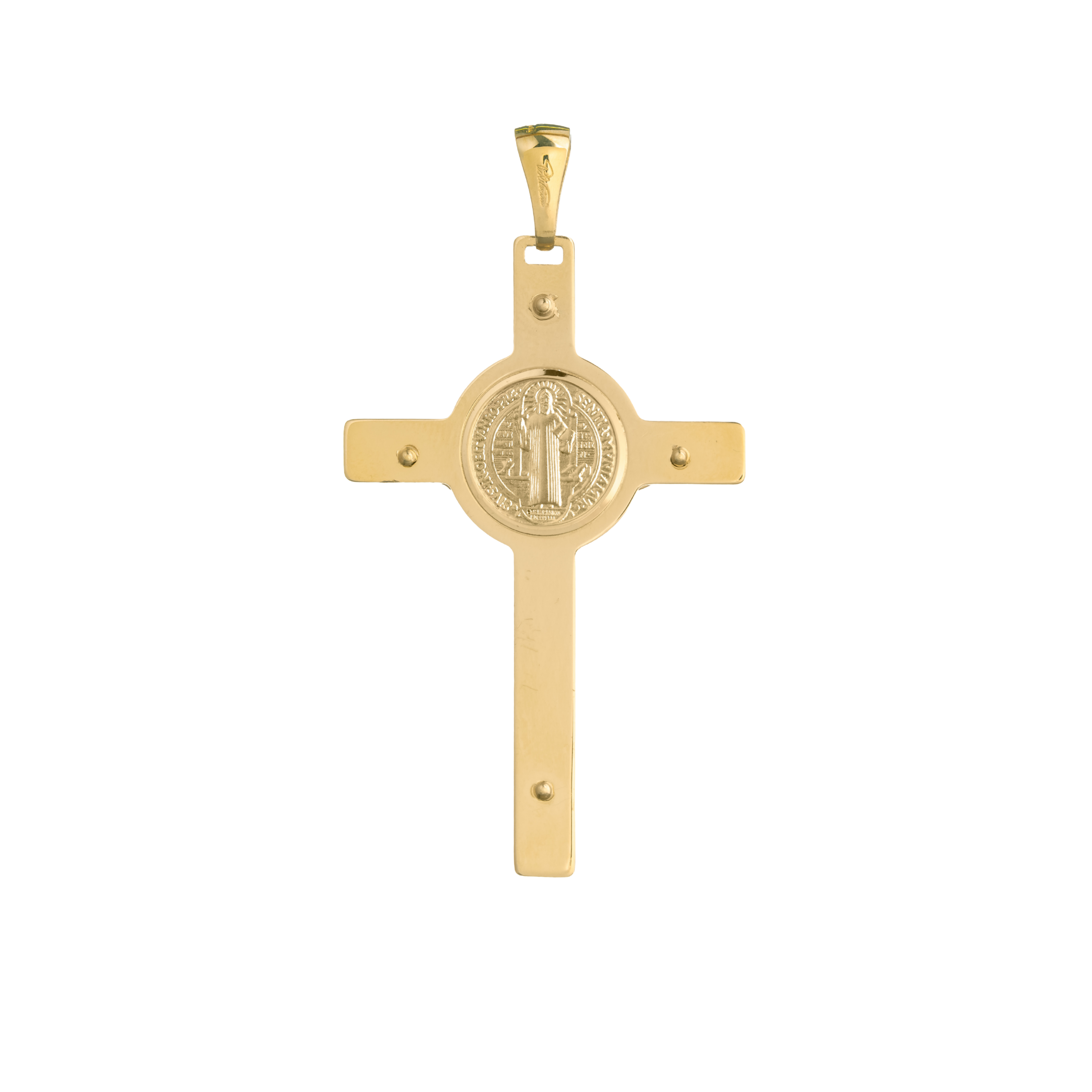 Saint Benedict Crucifix Pendant back