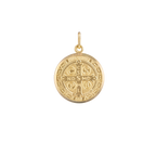 Saint Benedict Double-Sided Medal Pendant back