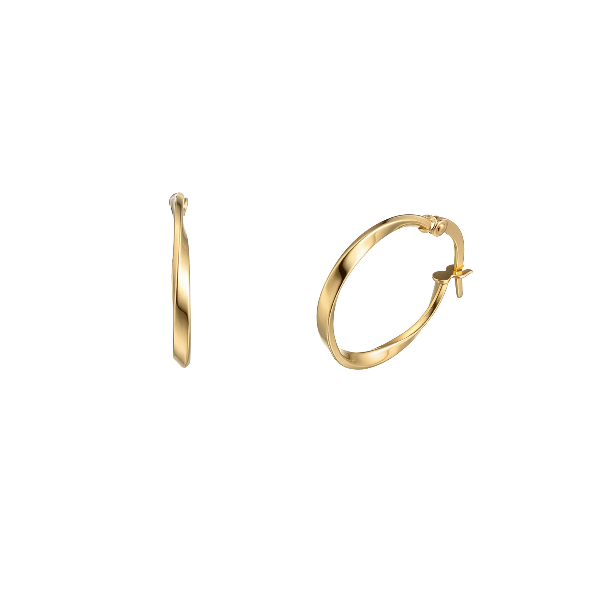 Twisted Hoop Earrings