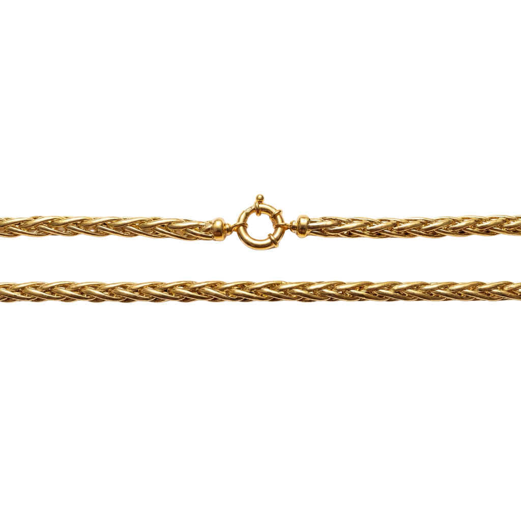 Detail Wheat_Chain_Necklace clasp